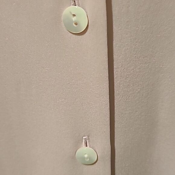 Ladies Size 8 Stretch Talbots Pink Long Sleeve Blouse - Picture 4 of 6